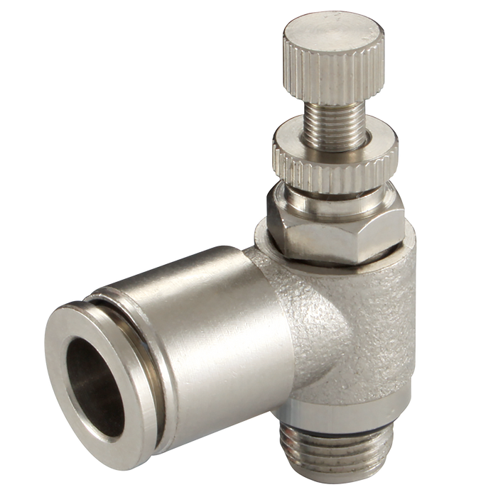 FT Pro - MNSE4-G02 1/4" BSPP Male X 4MM OD Speed Control Valve - pneumaticsystems