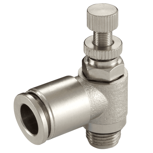 FT Pro - MNSE4-M5 M5 Metric Male X 4MM OD Speed Control Valve - pneumaticsystems