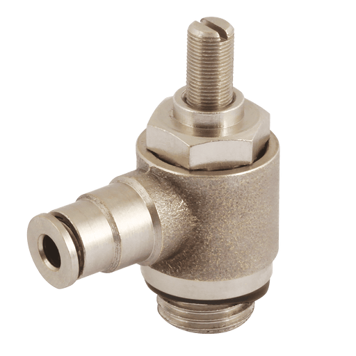 FT Pro - MNSP12-G04 1/2" BSPP Male X 12MM OD Speed Control Valve - pneumaticsystems