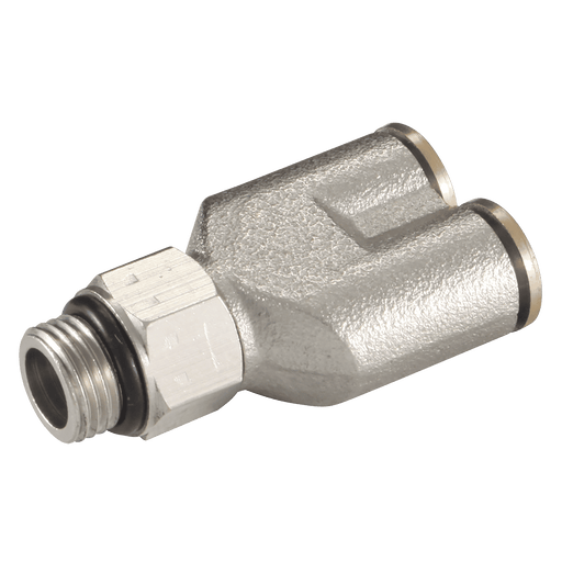FT Pro - MPWT12-G03 3/8" BSPT X 12MM OD Female Stud Y Piece - pneumaticsystems