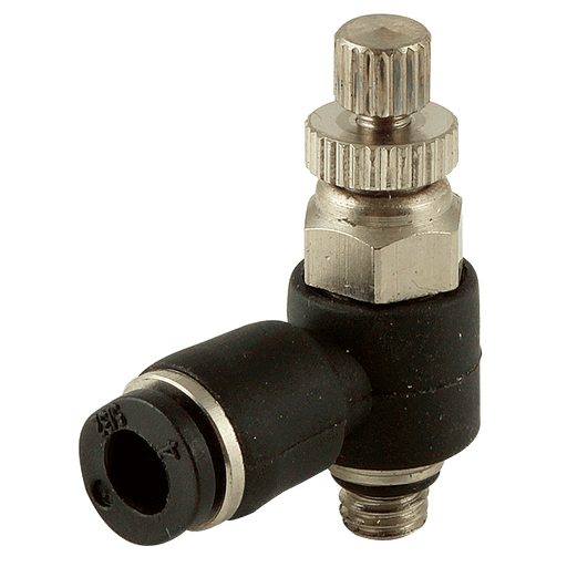 FT Pro - NSE03-M6C M6 Metric Male X 3MM OD Speed Control Valve - pneumaticsystems