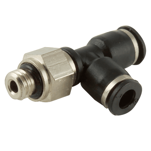FT Pro - PST04-M5C M5 X 4MM Micro Male Stud Run Tee - pneumaticsystems