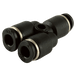 FT Pro - PY06C 6MM Micro Equal Y Connector - pneumaticsystems