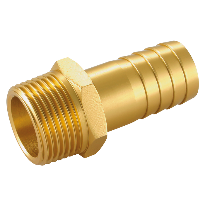 FT Pro - AGT33/25K 1" BSPT Male Straight Hose Tails, Aluminium - pneumaticsystems