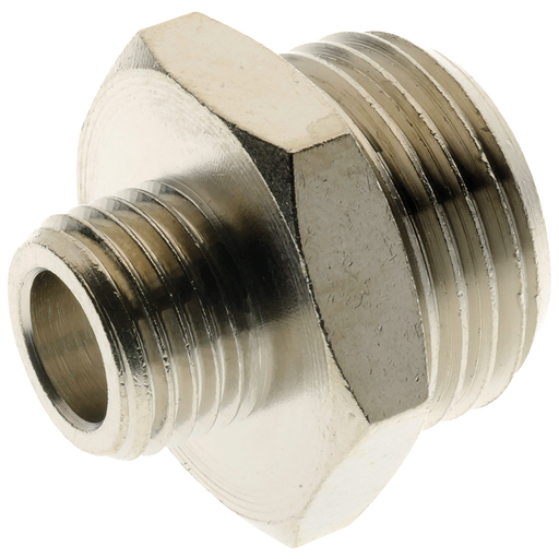 FT Pro - DN13/21 1/4" BSPP Male X 1/2" BSPP Male Unequal Male Adaptor - pneumaticsystems