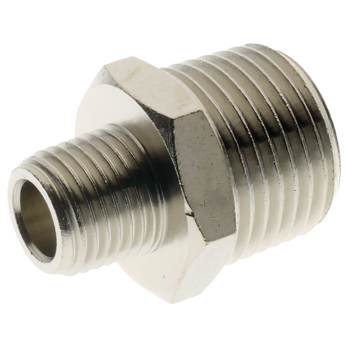 FT Pro - DN13/21K 1/4" BSPT Male X 1/2" BSPT Male Equal Male Adaptor - pneumaticsystems