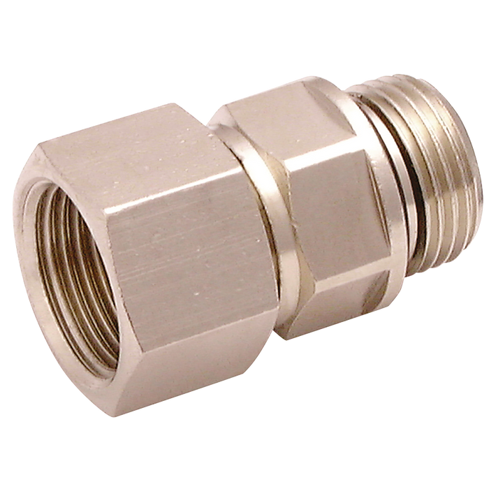 FT Pro - 2115-14 1/4" BSPP Male X 1/4" BSPP Female Equal Swivel Connector - pneumaticsystems