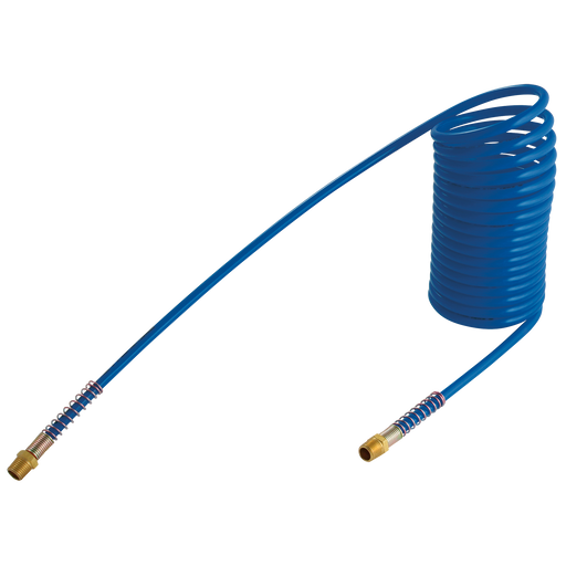 FT Pro - N12C1209015MB 3/8" BSPT 12MM OD 15M Recoil Hose Length Blue - pneumaticsystems