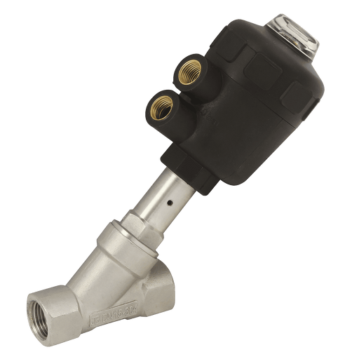 FT Pro - KASV-SSP-212-NC 2.1/2"BSPP DN50 316 N/C Angle Seat Valve - pneumaticsystems