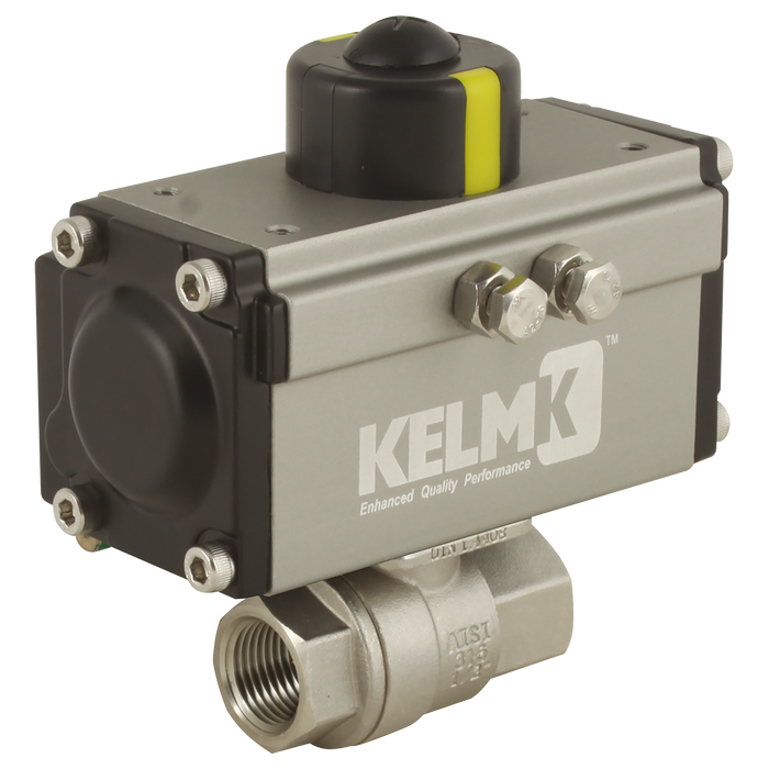 FT Pro - 2184-0032 1.1/2" BSPP SS 2 Pc DA Aluminium ACTU B.VALVE - pneumaticsystems