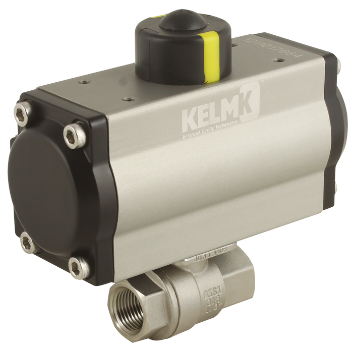 FT Pro - 2184-0035 3/8" BSPP SS 2 Pc SA Aluminium ACTU B.VALVE - pneumaticsystems