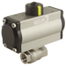 FT Pro - 2184-0035 3/8" BSPP SS 2 Pc SA Aluminium ACTU B.VALVE - pneumaticsystems
