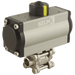 FT Pro - 2184-0107 4" B.WELD SS 3 Pc SA Aluminium ACTU B.VALVE - pneumaticsystems