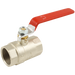 FT Pro - 2023-0538 4"BSP Brass Ball Valve Red Steel Long Handle - pneumaticsystems