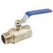 FT Pro - 2064-7889 1/4"BSP Brass Ball Valve PTFE Seal Blue Handle - pneumaticsystems