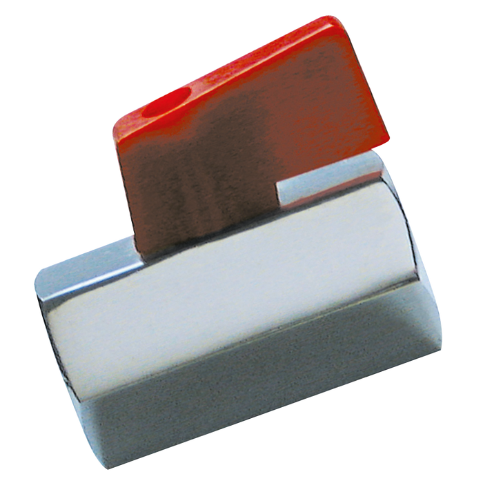 FT Pro - MBV18 1/8" BSPF Brass Chrome Finish Mini Ball Valve - pneumaticsystems