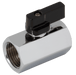 FT Pro - MBV34S 3/4" BSPF Brass Chrome Finish Mini Ball Valve - pneumaticsystems