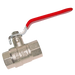 FT Pro - LMBV-1 1"BSP Brass Ball Valve Red Handle - pneumaticsystems
