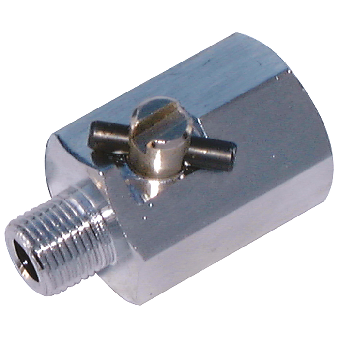 FT Pro - MVSM-18 1/8" BSPM X 1/8" BSPF Mini Ball Valve Brass - pneumaticsystems