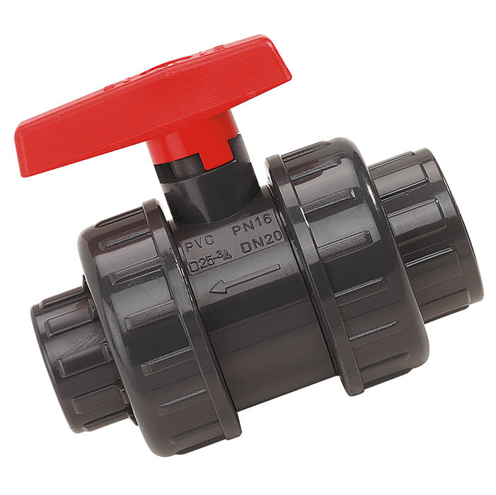 FT Pro - 2020-0440 1" BSPP Plastic Ball Valve Threaded EPDM Seal - pneumaticsystems