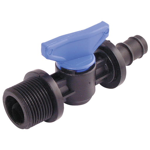 FT Pro - 18560-2 3/4" BSPP Plastic Ball Valve 12MM Hose ID - pneumaticsystems