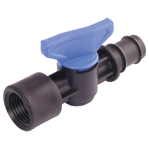 FT Pro - 18563-3 1/2" BSPP Plastic Ball Valve 20MM Hose ID - pneumaticsystems