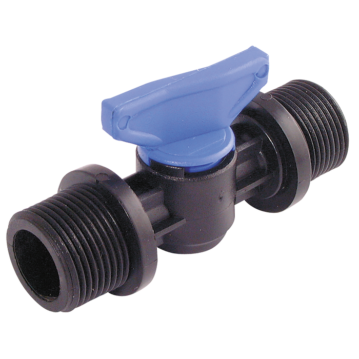 FT Pro - 18570-1 1/2" BSPP Male Plastic Ball Valve Polypropylene - pneumaticsystems