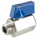 FT Pro - HEXSMBV38M 3/8" BSPM/F316 SS Ball Valve Hex Mini Ball Valve - pneumaticsystems