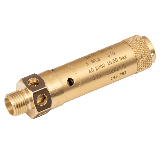 FT Pro - 2020-8914 11.0 Bar 1/4" BSPM Pressure Safety Valve - pneumaticsystems