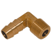 FT Pro - EHT-18-10 1/8" BSPT Male Elbow Hose Tails, Brass - pneumaticsystems