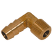 FT Pro - EHT-18-6 1/8" BSPT Male Elbow Hose Tails, Brass - pneumaticsystems