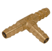 FT Pro - THT-8 08MM ID Brass Equal Hose Tail Tee - pneumaticsystems