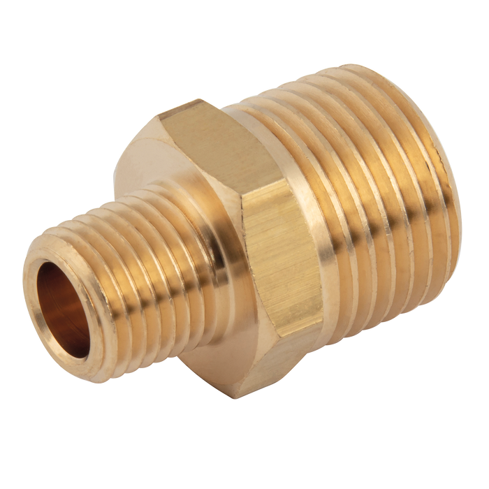FT Pro - UP2-14-12 1/4" BSPT Male X 1/2" BSPT Male Unequal Adaptor - pneumaticsystems