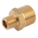 FT Pro - UP2-14-12 1/4" BSPT Male X 1/2" BSPT Male Unequal Adaptor - pneumaticsystems