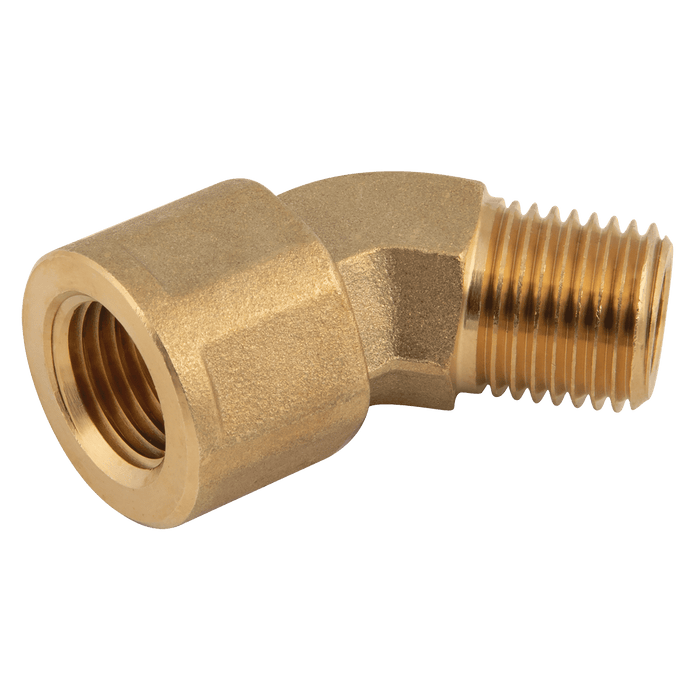FT Pro - UP11-14 1/4" BSPT Male X 1/4" BSPP Female 45° Equal Elbow - pneumaticsystems