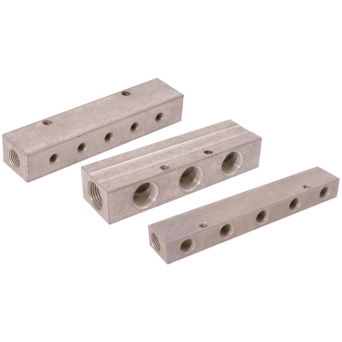 FT Pro - MAN-152.33 Manifold 3/8" BSP X 2 X 1/4" BSP 3 X 2 Row - pneumaticsystems
