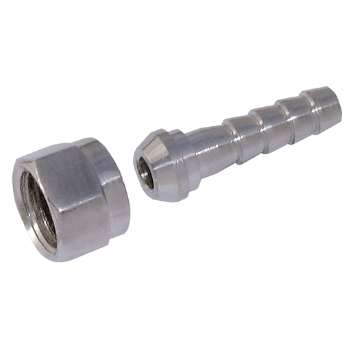 FT Pro - FH52/50SS 2" BSPP Female Cone Nut X 2" Hose Tail SS - pneumaticsystems