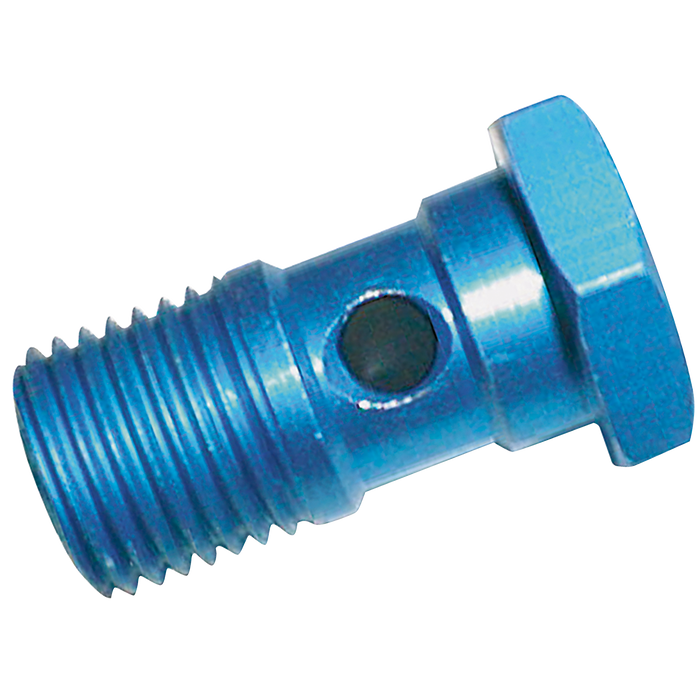 FT Pro - 80351000 1/8" BSPT Blue Aluminium Banjo Bolt - pneumaticsystems