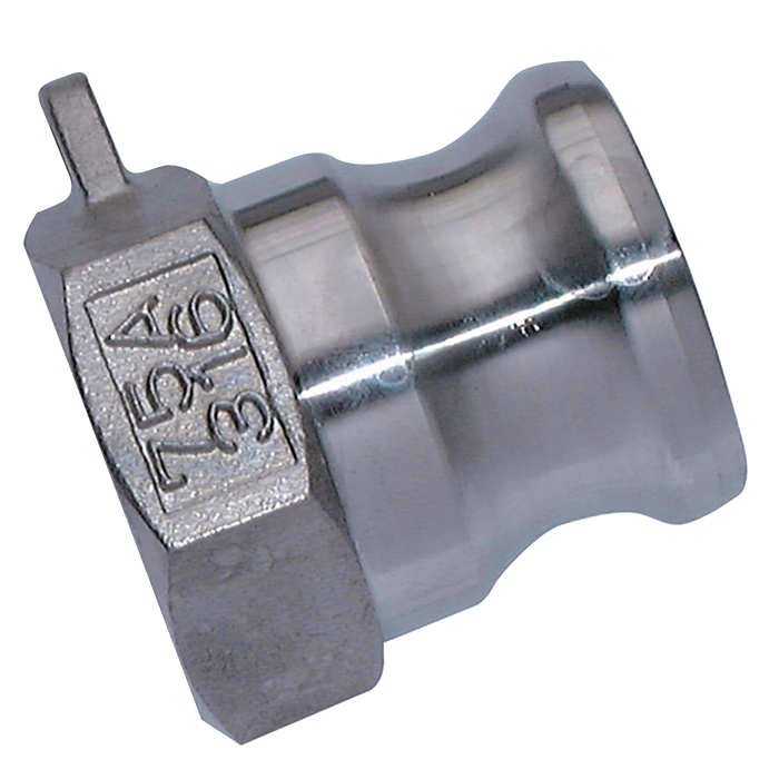 FT Pro - A112-SS Camlock 1.1/2" BSPP Female Plug Type A Stainless - pneumaticsystems