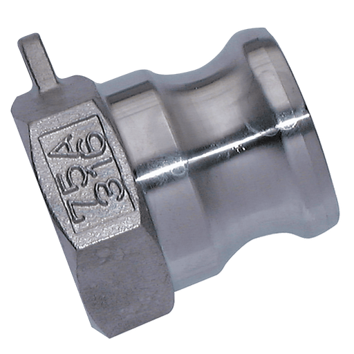 FT Pro - A4-SS-NPT 4" NPT Female Plug Type A Stainless - pneumaticsystems