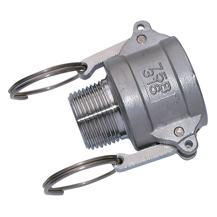 FT Pro - B3-SS-NPT Camlock 3" NPT Male Coupler "B" SS - pneumaticsystems