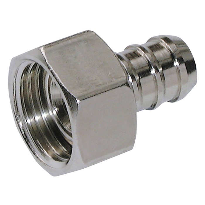 FT Pro - FP11/2-40BX 40MM ID X 1.1/2" BSPP Female H/T F/FC Brass Nickel Plated - pneumaticsystems