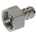 FT Pro - FP11/2-40BX 40MM ID X 1.1/2" BSPP Female H/T F/FC Brass Nickel Plated - pneumaticsystems