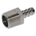 FT Pro - MC1/2-16 16MM ID X 1/2" BSPT Male Hose Tail Brass N/P - pneumaticsystems