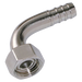 FT Pro - FPN3/8-10 10MM ID X 3/8" OD 90 Elbow H/T F/FCE Brass Nickel Plated - pneumaticsystems