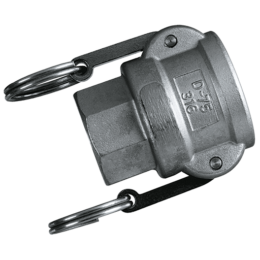 FT Pro - D12-AU-NPT 1/2" NPT Female Coupler Type D Aluminium - pneumaticsystems