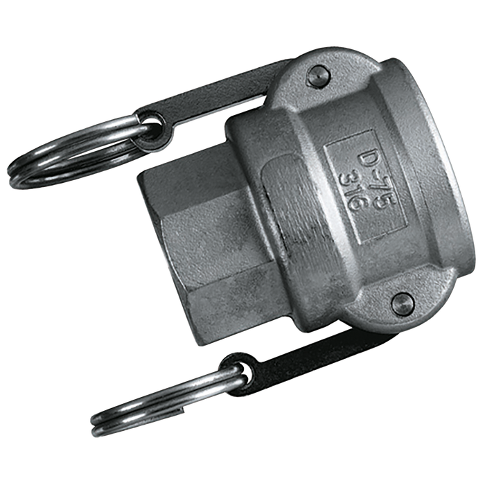 FT Pro - D34-AU Camlock 3/4" BSPP Female Coupler "D" Aluminium - pneumaticsystems