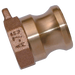 FT Pro - A112-BR Camlock 1.1/2" BSPP Female Plug Type A Brass - pneumaticsystems