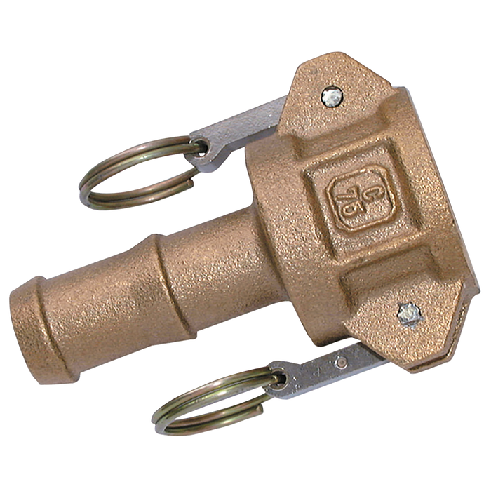 FT Pro - C114-BR 1.1/4" ID Hose Camlock Type C Brass - pneumaticsystems
