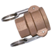 FT Pro - D112-BR-NPT 1.1/2" NPT Female Camlock Type D Brass - pneumaticsystems